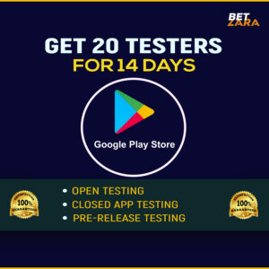 Get 20 active real testers for 14 days